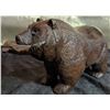 Image 5 : Wooden Bear Sculpture Holding Fish