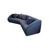Image 2 : Fraser 2 Piece Modular Sofa Deep Blue by Sterling House Interiors - 128in x 34.29in x 31.5in