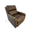 Image 1 : Raeez Dark Grey Power Recliner Chair (not reclining, needs minor electrical repair)