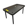 Image 1 : Minimalist Matte Black Coffee Table 27 1/2in x 16in x 15in