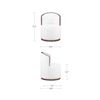 Image 3 : New Moe's Rossi Swivel Dining Chair Cream - RV $1,149 (new open box)