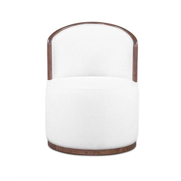 New Moe's Rossi Swivel Dining Chair Cream - RV $1,149 (new open box)