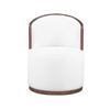 Image 1 : New Moe's Rossi Swivel Dining Chair Cream - RV $1,149 (new open box)