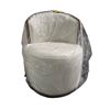 Image 5 : New Moe's Rossi Swivel Dining Chair Cream - RV $1,149 (new open box)