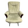 Image 2 : Dutailier Wood Glider Rocker Chair with Sage Cushions