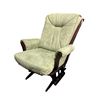 Image 3 : Dutailier Wood Glider Rocker Chair with Sage Cushions