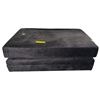 Image 2 : Modern Charcoal Grey Textured Fabric Ottoman Bench - approx. 41in x 24in x 16in