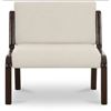 Image 1 : Moe's Edie Accent Chair Ivory - 32.3in W x 28.7in D x 30in H - RV $1,299