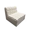 Image 1 : New Sunday's Quilt Armless Chair Fawn - 36in W x 36in D x 32in H - RV $1,250 (new open box)