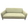 Image 2 : Modern Sage Green Velvet Sofa with Tapered Legs - approx. 70in x 31in x 31in