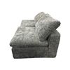 Image 3 : Sunday's Movie Night Charcoal Grey 2-Piece Armless Sectional Sofa - RV: $2400