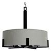 Image 1 : Allen + Roth 5 Light Chandelier Ebony Bronze Finish - 22in x 22in x 19.6in