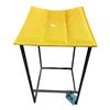 Image 1 : The Living Lab Bocca Counter Stool with black metal legs - RV $559