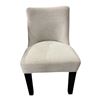 Image 1 : The Living Lab Modern Grey Linen Dining Chair