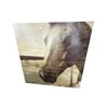 Image 1 : Vintage Horse Portrait Woodburning Art Panel â€“ Signed McKee approx. 47 x 47in