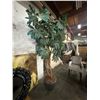 Image 2 : 7ft Tall Artificial Schefflera Umbrella Tree in Gray Planter â€“ Faux Floor Plant
