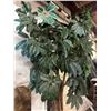 Image 4 : 7ft Tall Artificial Schefflera Umbrella Tree in Gray Planter â€“ Faux Floor Plant