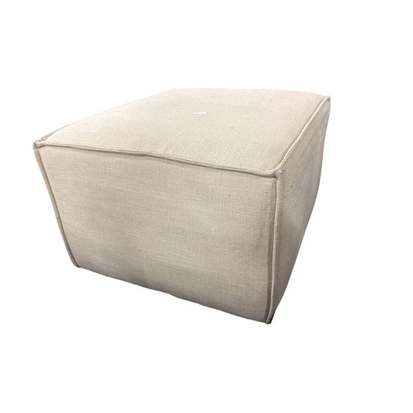 The Living Lab Plush Ottoman - approx. 24 x 27 x 16in H - RV $659