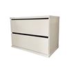 Image 1 : 2 Drawer White Nightstand