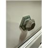Image 2 : Modern Off-White 9-Drawer Dresser Bedroom Chest with Chrome Knobs - approx. 64 x 19 x 41in H