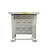 Image 2 : Modern White Painted 2-Drawer Nightstand with Push Drawer - approx. 28 x 19 x 30in H