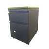 Image 2 : Single 2 drawer office rolling cabinet with cushion - approx. 14 x 19 1/2in x 22in H