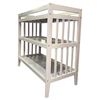 Image 2 : Classic White Wooden Baby Changing Table with 2 Storage Shelves - approx. 34 x 18 x 35 1/2in H