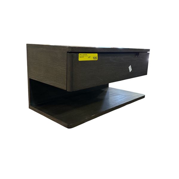 Moe's Jonah Floating Nightstand Dark Brown - 24.02W x 12.01"x 12.01" H - RV 589
