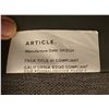Image 5 : Article Abisko Contemporary Low-Profile 1-Seater Sofa Module - approx. 44in x 39in
