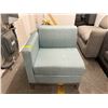Image 2 : Contemporary Textured Fabric Modular Sectional Chair - approx. 29in x 30in