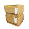 Image 1 : Set of 2 Moe's Round Off Small Nightstand Light Oak Brown - RV $1,558 20"Wx15"Dx11"H