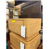 Image 2 : Set of 2 Moe's Round Off Small Nightstand Light Oak Brown - RV $1,558 20"Wx15"Dx11"H