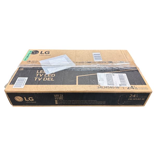 24in LG White LED TV in box 24LJ4540-W