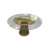 Image 2 : The Living Lab Strand Gold Wire Round Glass Dining Table - approx. 51in D x 27in H - RV $5,499