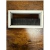 Image 2 : The Living Lab Industrial Rustic Wood Writing Desk with Grommet & Storage Shelf - Black Metal Frame 
