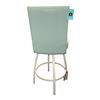 Image 2 : The Living Lab Nicholas Bar Stool with white metal legs - RV $659