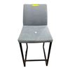 Image 1 : The Living Lab Curvo Counter Stool with black metal legs - RV $759