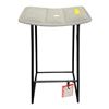 Image 1 : The Living Lab Palmo Counter Stool with black metal legs - RV $409