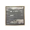 Image 2 : 2-Piece Abstract Canvas Wall Art Set Textured Grey with Silver Leaf Accents - approx. 22in x 22in RV