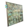 Image 2 : Modern Artists Guild of America Hand Painted Original Abstract Textured Canvas Painting Framed Wall 