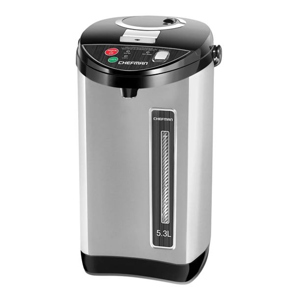 BNIB - Chefman Stainless Steel 5.3L Electric Hot Water Pot