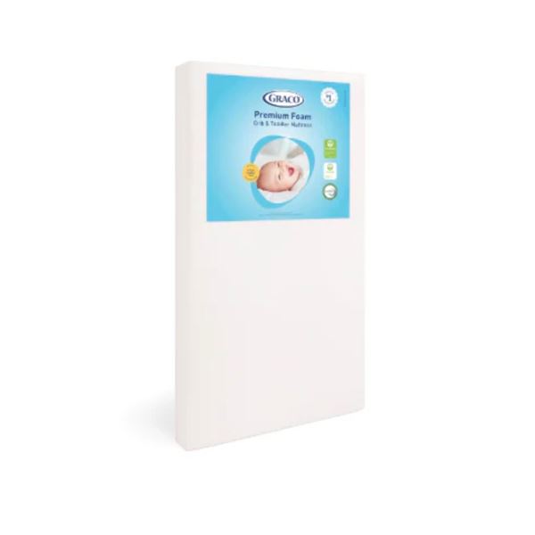 BNIB - 2 pc Graco Crib & Toddler Mattress-In-A-Box