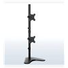 Image 1 : BNIB - 6pc VIVO Dual Monitor Desk Stand Free-Standing LCD Mount, Holds in Stacked Vertical Position 