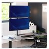 Image 2 : BNIB - 5pc VIVO Dual Monitor Desk Stand Free-Standing LCD Mount, Holds in Stacked Vertical Position 