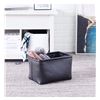 Image 2 : BNIB - Box of Amazon Basics Storage Bins Metallic Black 2 Pack - 4packs in a box