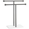 Image 2 : BNIB - Box with 4pc Towel Tree White/Bronze