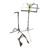 Image 2 : On-Stage Stands Folding Music Stand with Two Guitar Stands