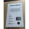 Image 5 : BNIB - 7pc Stone & Beam Industrial Decor Round Concrete Table Desk Lamp with Light Bulb and Beige Sh