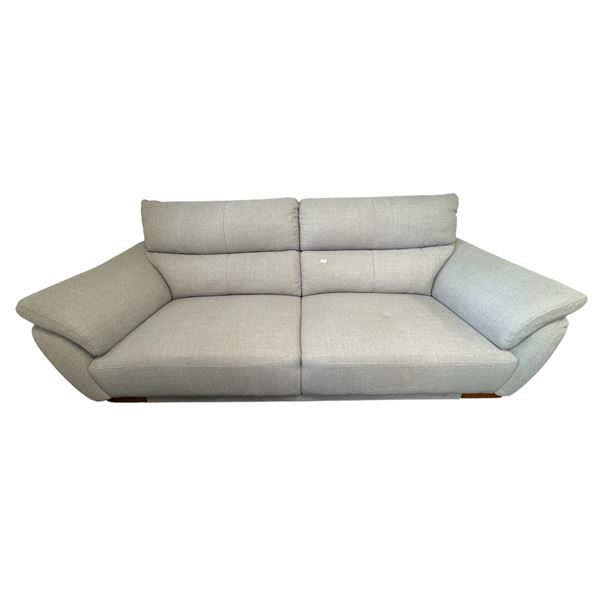 Contemporary 2-Cushion Fabric Sofa with Flared Arms - approx. 80in