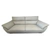 Image 1 : Contemporary 2-Cushion Fabric Sofa with Flared Arms - approx. 80in